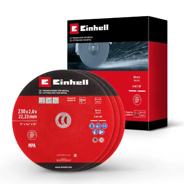 Einhell disques à tronçonner métal extra-fins